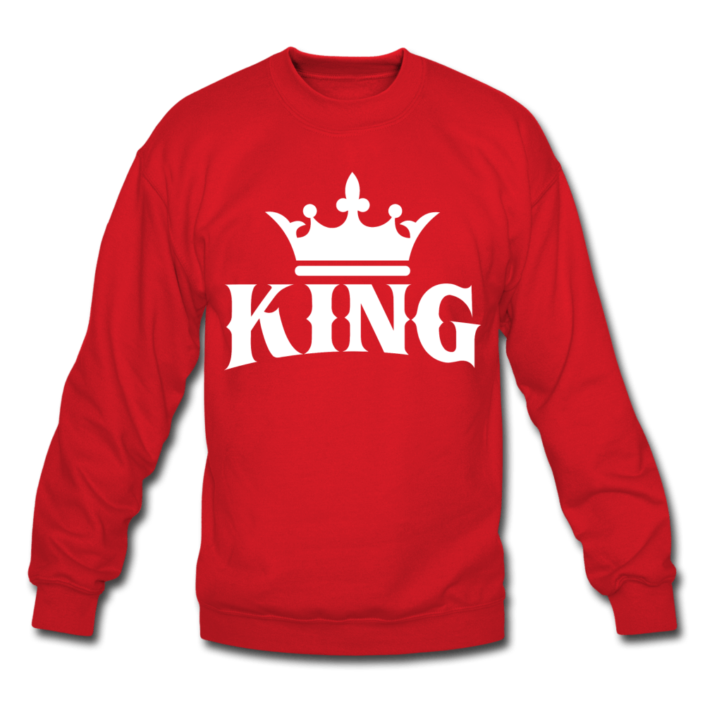 King w/ Crown Crewneck Sweatshirt (Style 2) - Chocolate Ancestor