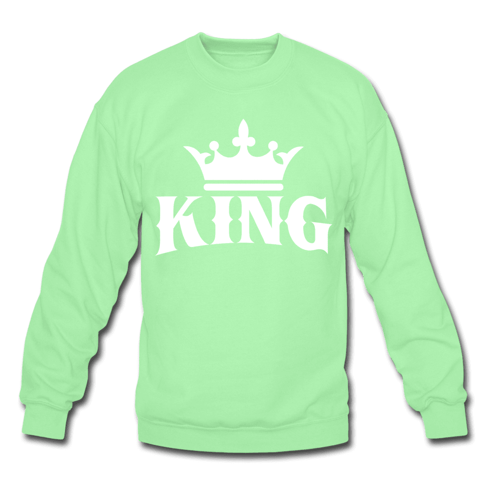 King w/ Crown Crewneck Sweatshirt (Style 2) - Chocolate Ancestor