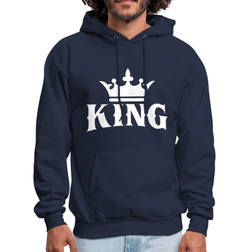 King w/ Crown Unisex Hoodie (Style 2) - Chocolate Ancestor