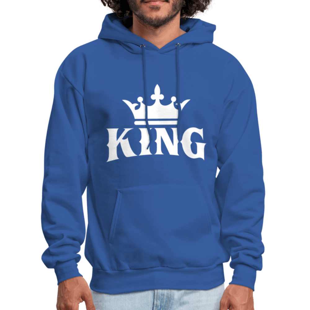 King w/ Crown Unisex Hoodie (Style 2) - Chocolate Ancestor