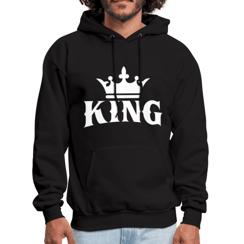 King w/ Crown Unisex Hoodie (Style 2) - Chocolate Ancestor