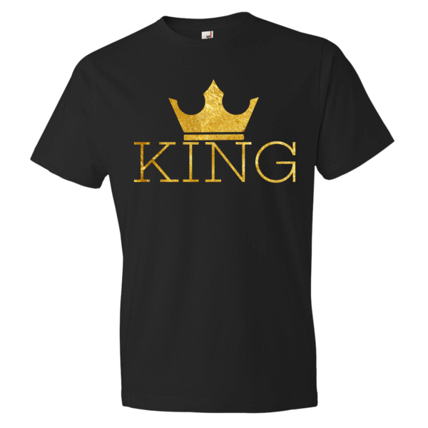 King w/crown Men's Short sleeve t-shirt - Chocolate Ancestor