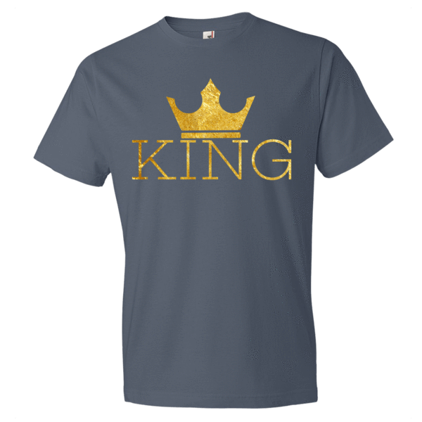 King w/crown Men's Short sleeve t-shirt - Chocolate Ancestor