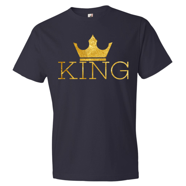 King w/crown Men's Short sleeve t-shirt - Chocolate Ancestor