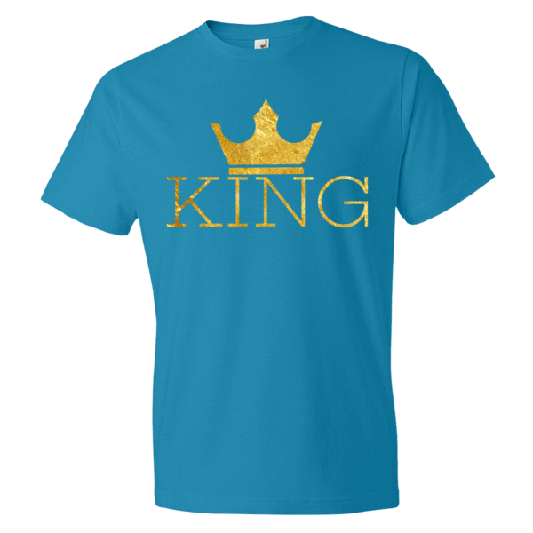 King w/crown Men's Short sleeve t-shirt - Chocolate Ancestor