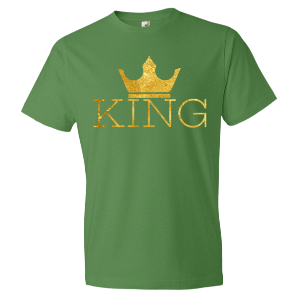 King w/crown Men's Short sleeve t-shirt - Chocolate Ancestor