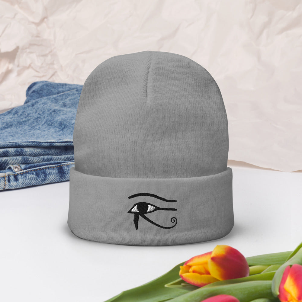 Eye of Horus Knit Beanie