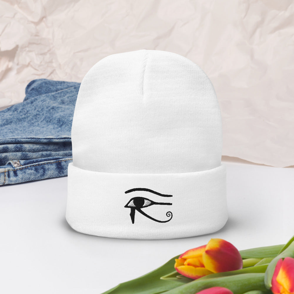 Eye of Horus Knit Beanie