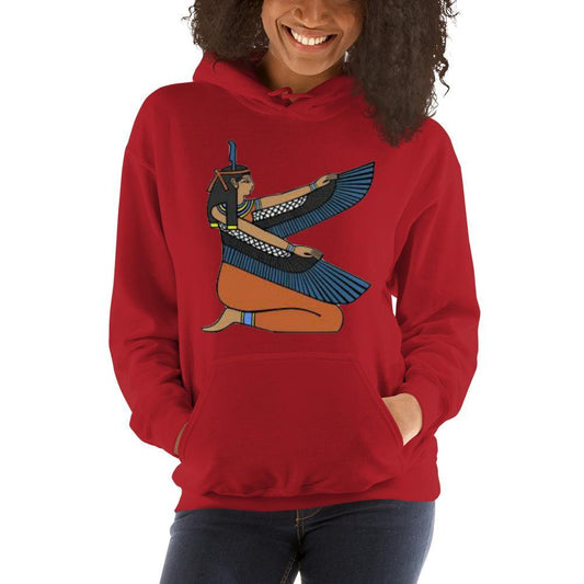 Ma'at Unisex Hooded Sweatshirt - Chocolate Ancestor