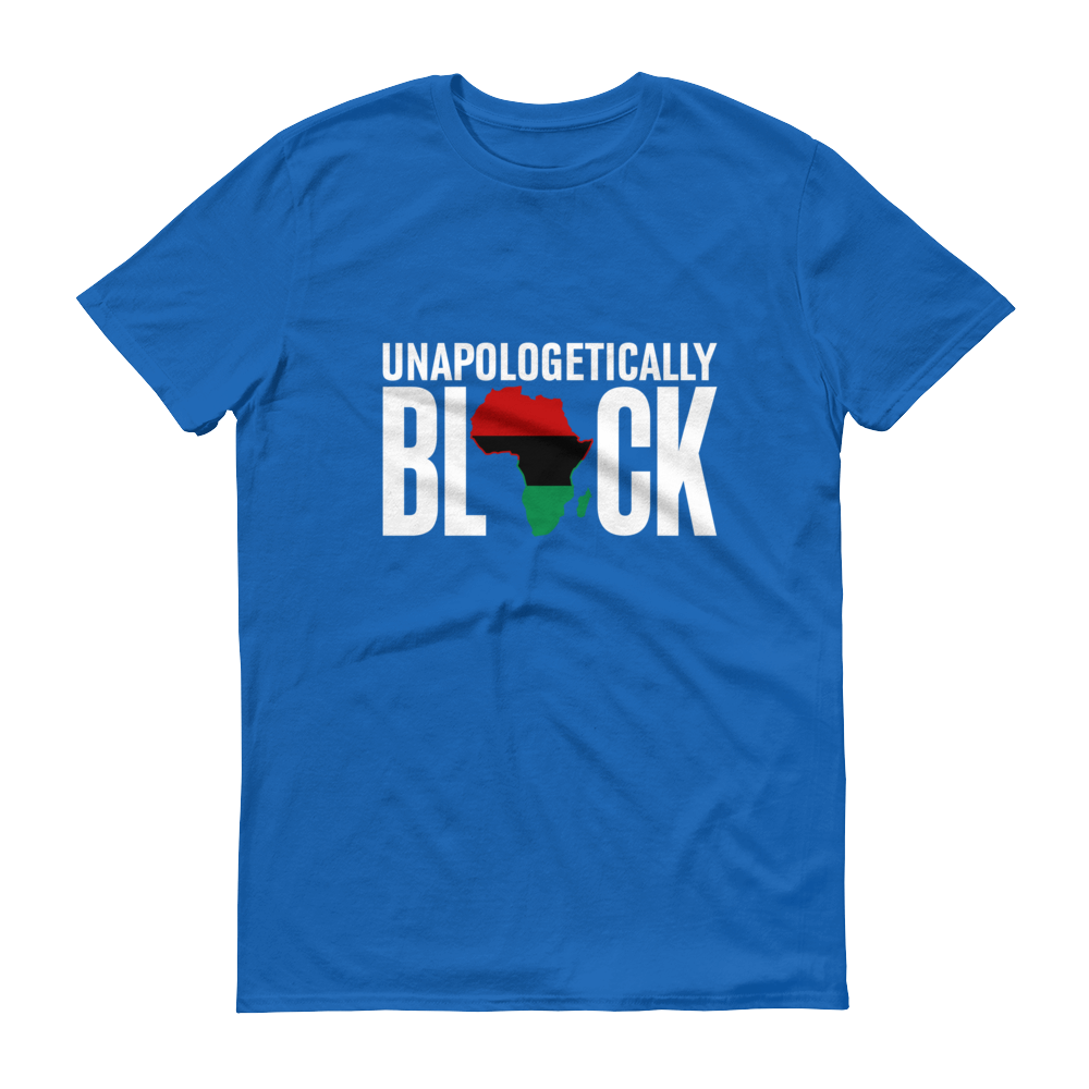 Unapologetically Black RBG Unisex Short sleeve t-shirt - Chocolate Ancestor