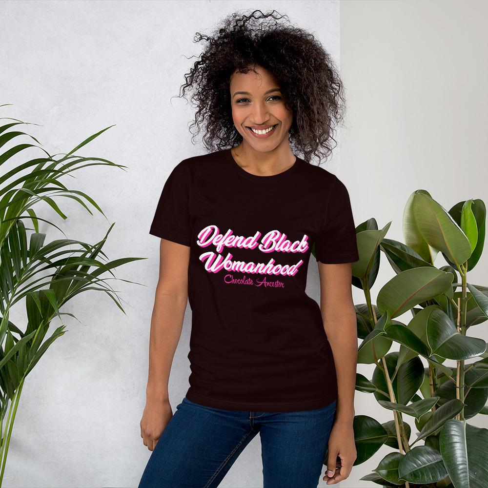 Defend Black Womanhood Short-Sleeve Unisex T-Shirt - Chocolate Ancestor