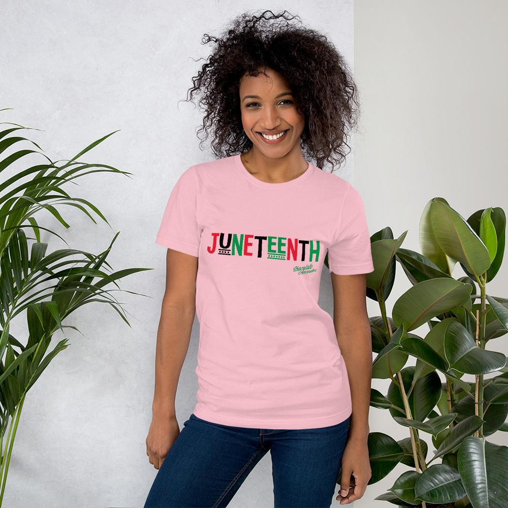 Juneteenth RBG Short-Sleeve Unisex T-Shirt - Chocolate Ancestor