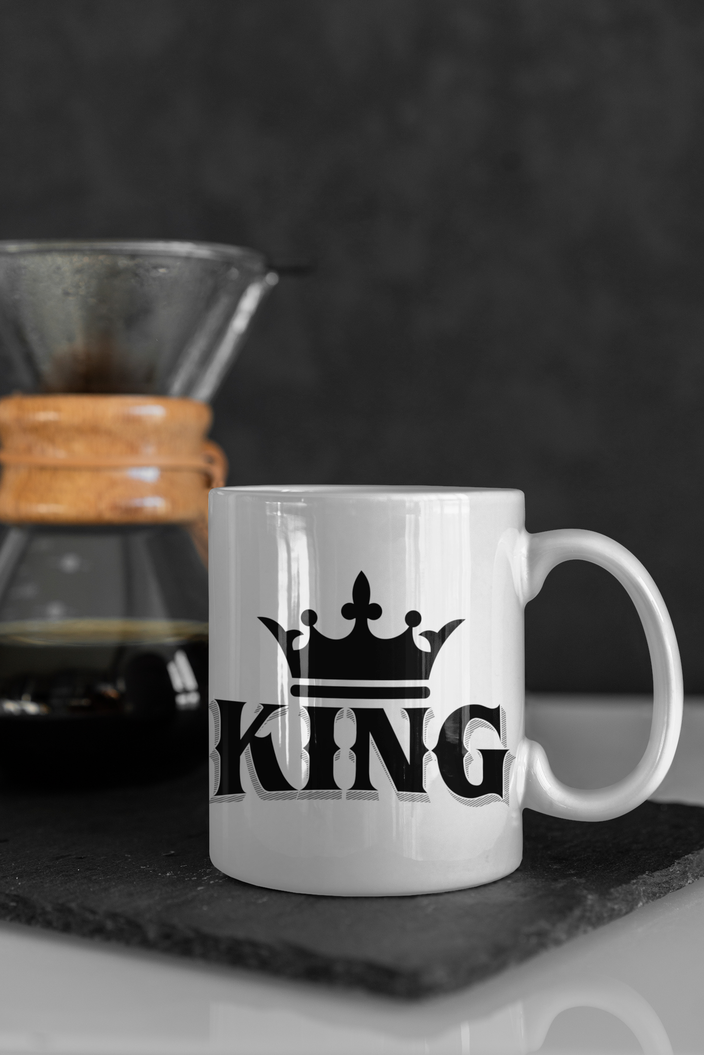 King w/ Crown Mug - Chocolate Ancestor