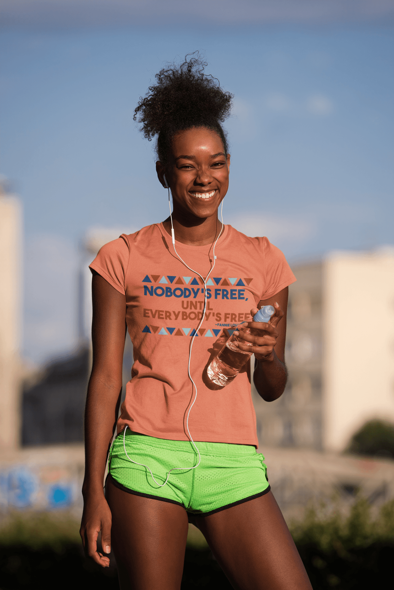 Nobody's Free Until Everybody's Free Fannie Lou Hamer Short-Sleeve Unisex T-Shirt - Chocolate Ancestor