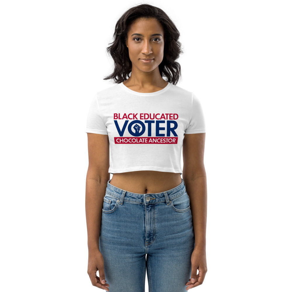 Black Educated Voter Women's Crop Top