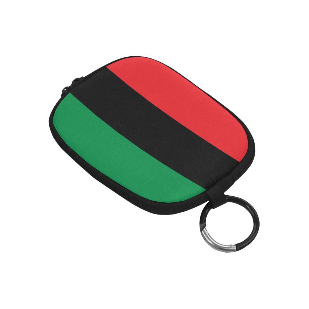 Pan African RBG Flag Coin Purse - Chocolate Ancestor