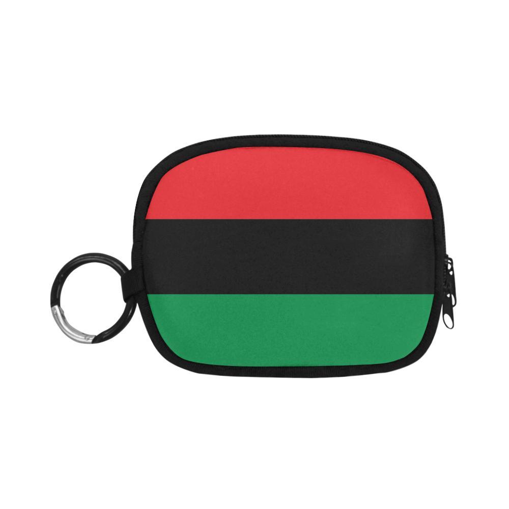 Pan African RBG Flag Coin Purse - Chocolate Ancestor