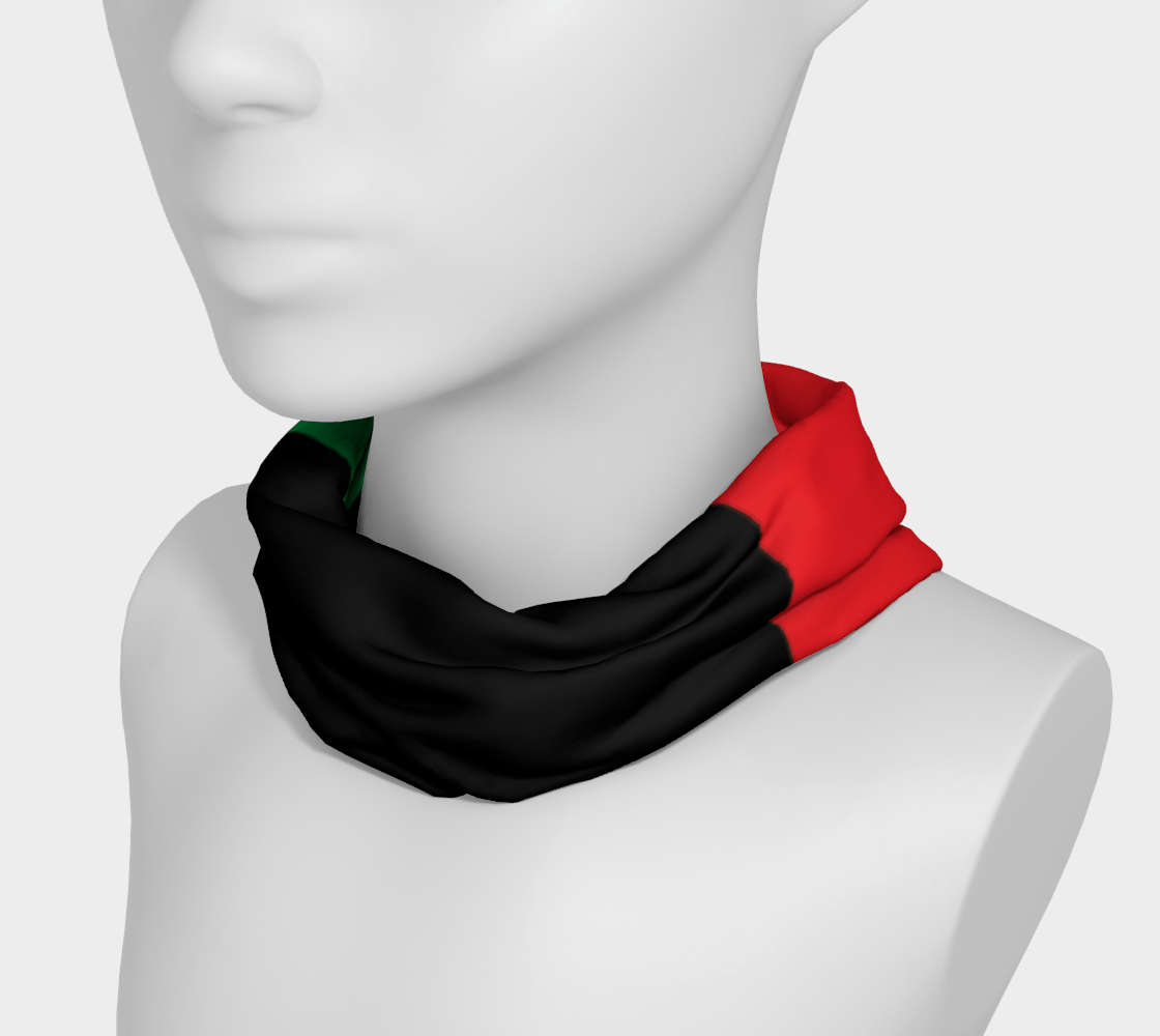 Pan African RBG Flag Headband - Chocolate Ancestor