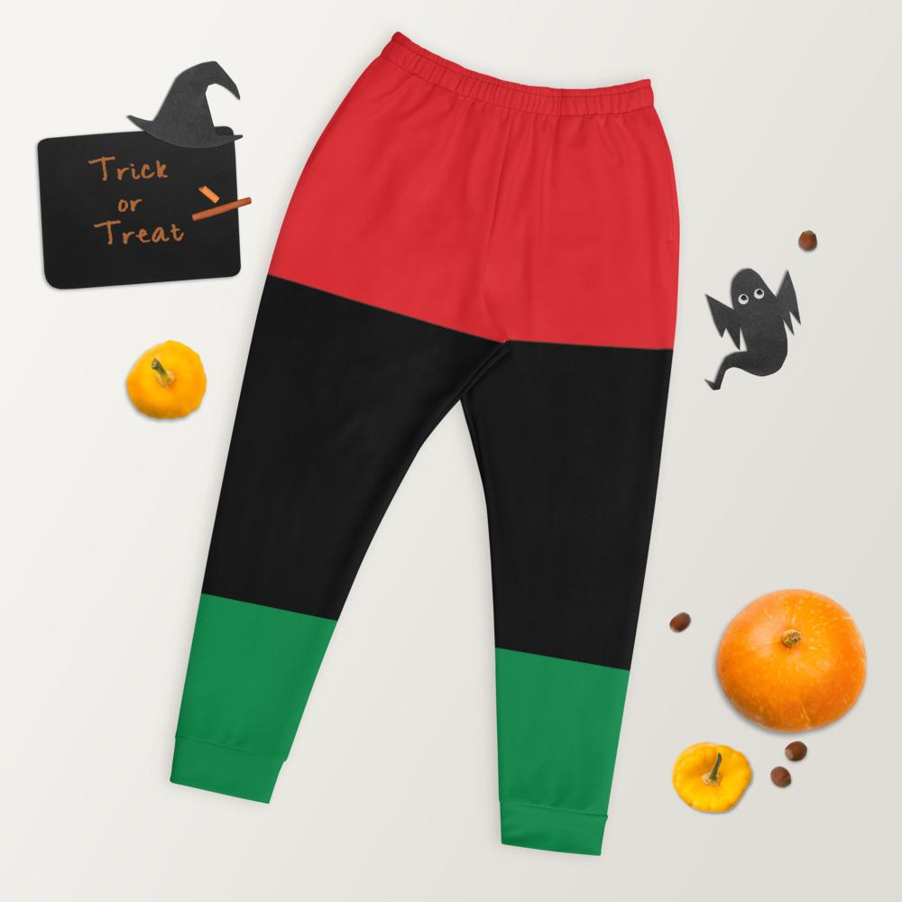 Pan African RBG Flag Unisex Joggers - Chocolate Ancestor