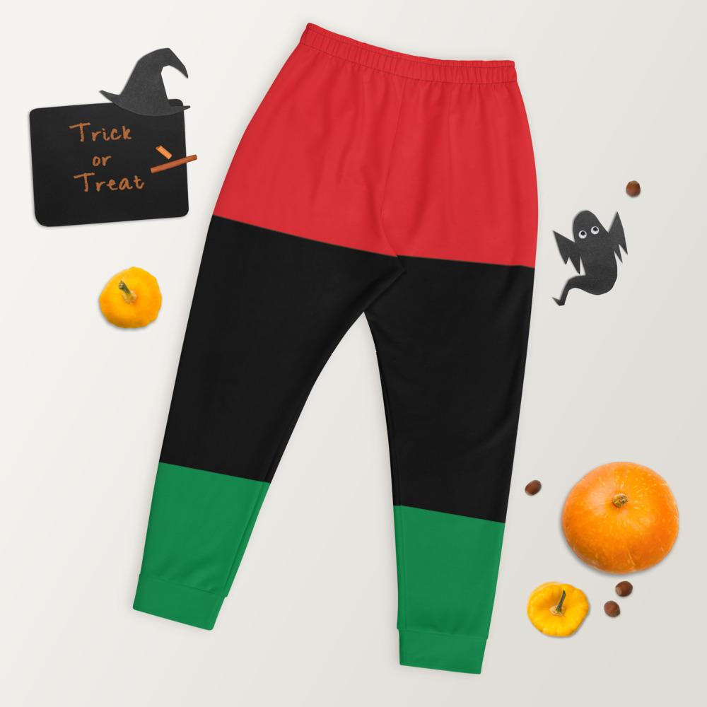 Pan African RBG Flag Unisex Joggers - Chocolate Ancestor