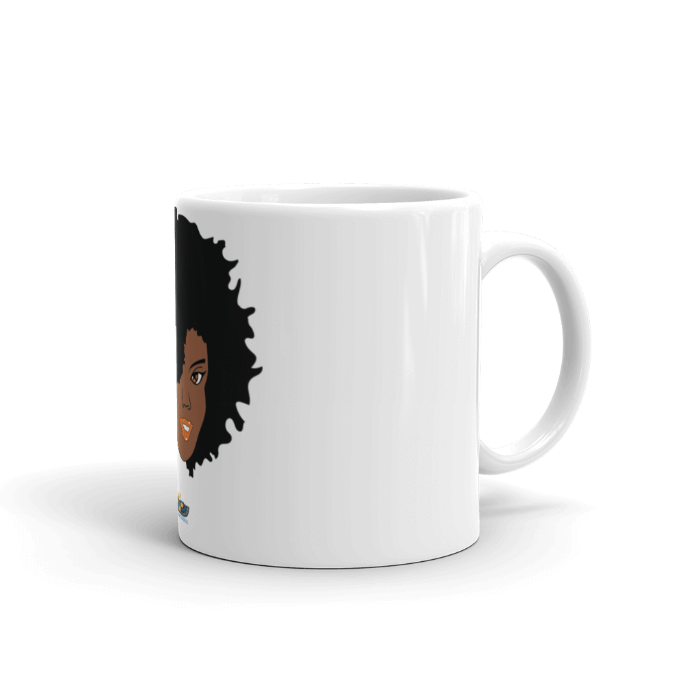 Plush Afro Diva Mug - Chocolate Ancestor