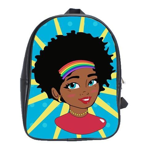 Pop Starburst Diva Bookbag - Chocolate Ancestor