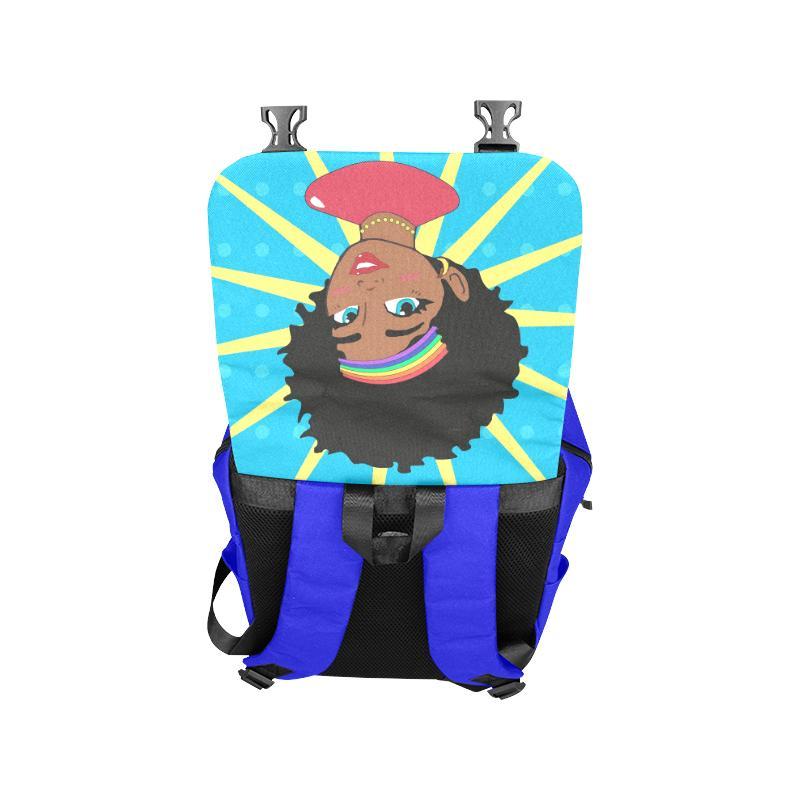 Pop Starburst Diva Shoulders Bookbag - Chocolate Ancestor