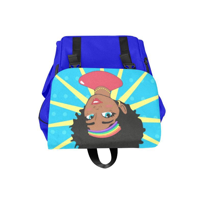 Pop Starburst Diva Shoulders Bookbag - Chocolate Ancestor