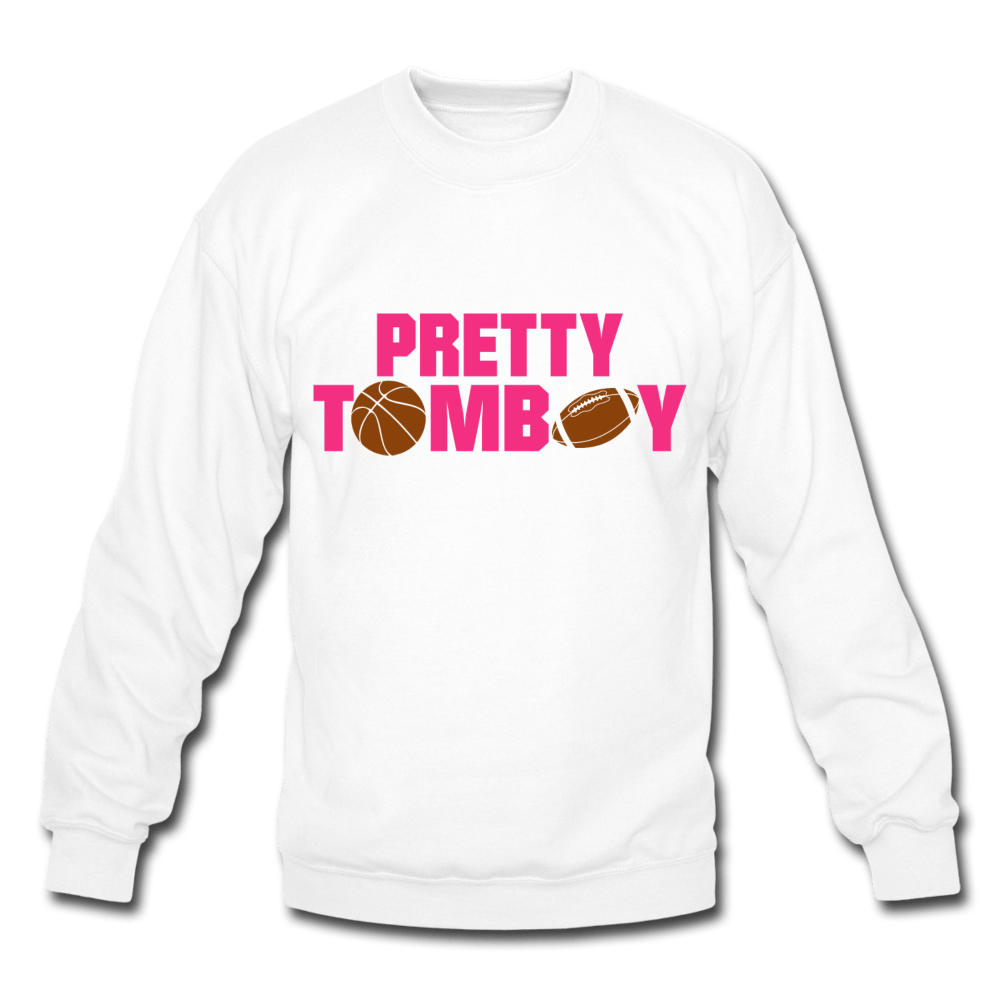 Pretty Tomboy Crewneck Sweatshirt (Style 2) - Chocolate Ancestor