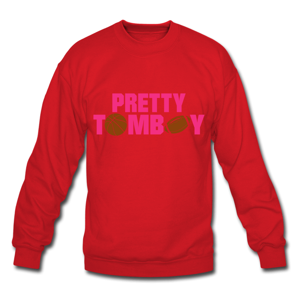 Pretty Tomboy Crewneck Sweatshirt (Style 2) - Chocolate Ancestor