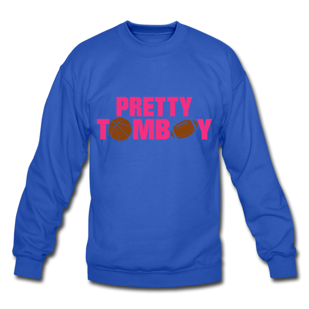 Pretty Tomboy Crewneck Sweatshirt (Style 2) - Chocolate Ancestor