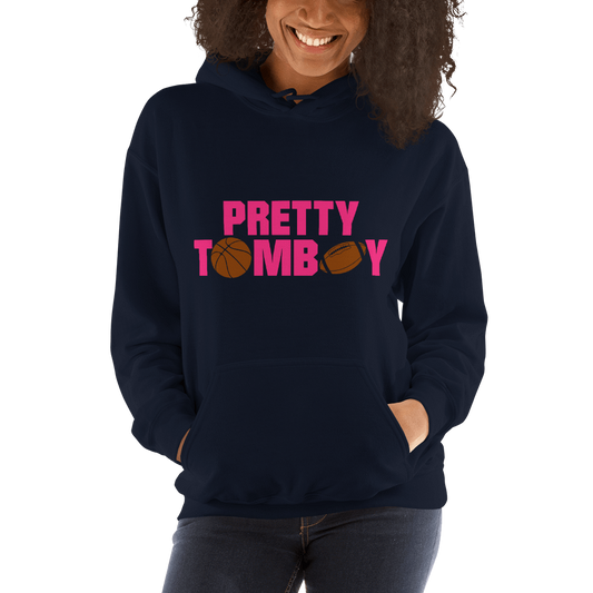 Pretty Tomboy Hooded Sweatshirt - Chocolate Ancestor