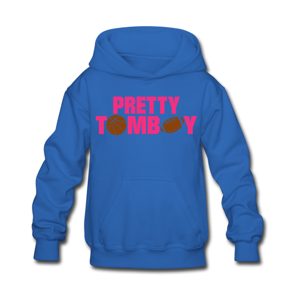 Pretty Tomboy Kids' Hoodie - Chocolate Ancestor