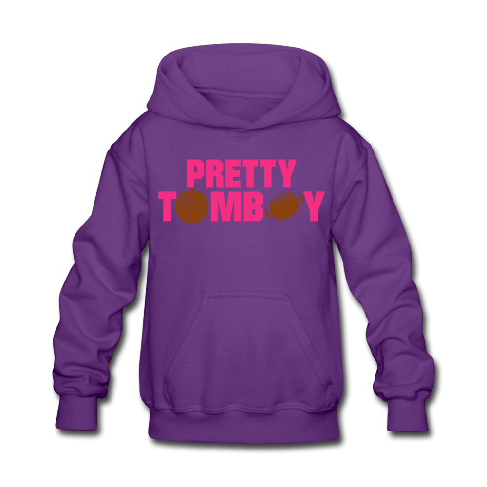 Pretty Tomboy Kids' Hoodie - Chocolate Ancestor