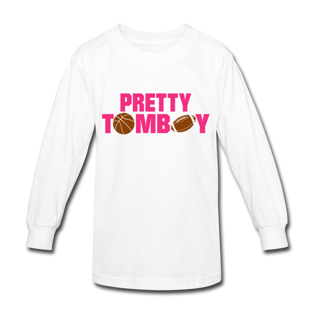 Pretty Tomboy Kids' Long Sleeve T-Shirt - Chocolate Ancestor