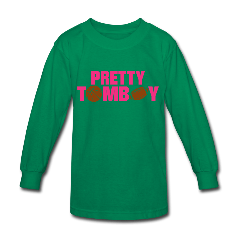 Pretty Tomboy Kids' Long Sleeve T-Shirt - Chocolate Ancestor