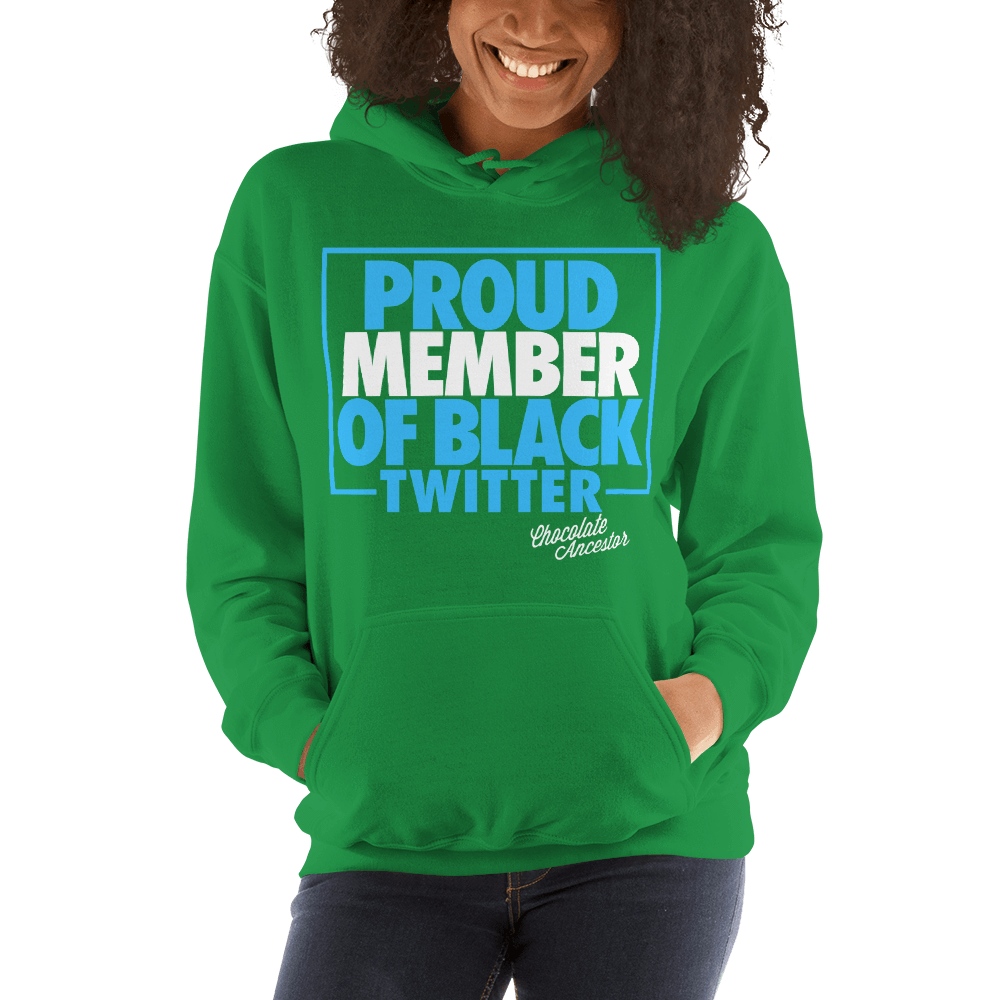 Proud Member of Black Twitter Hooded Sweatshirt - Chocolate Ancestor