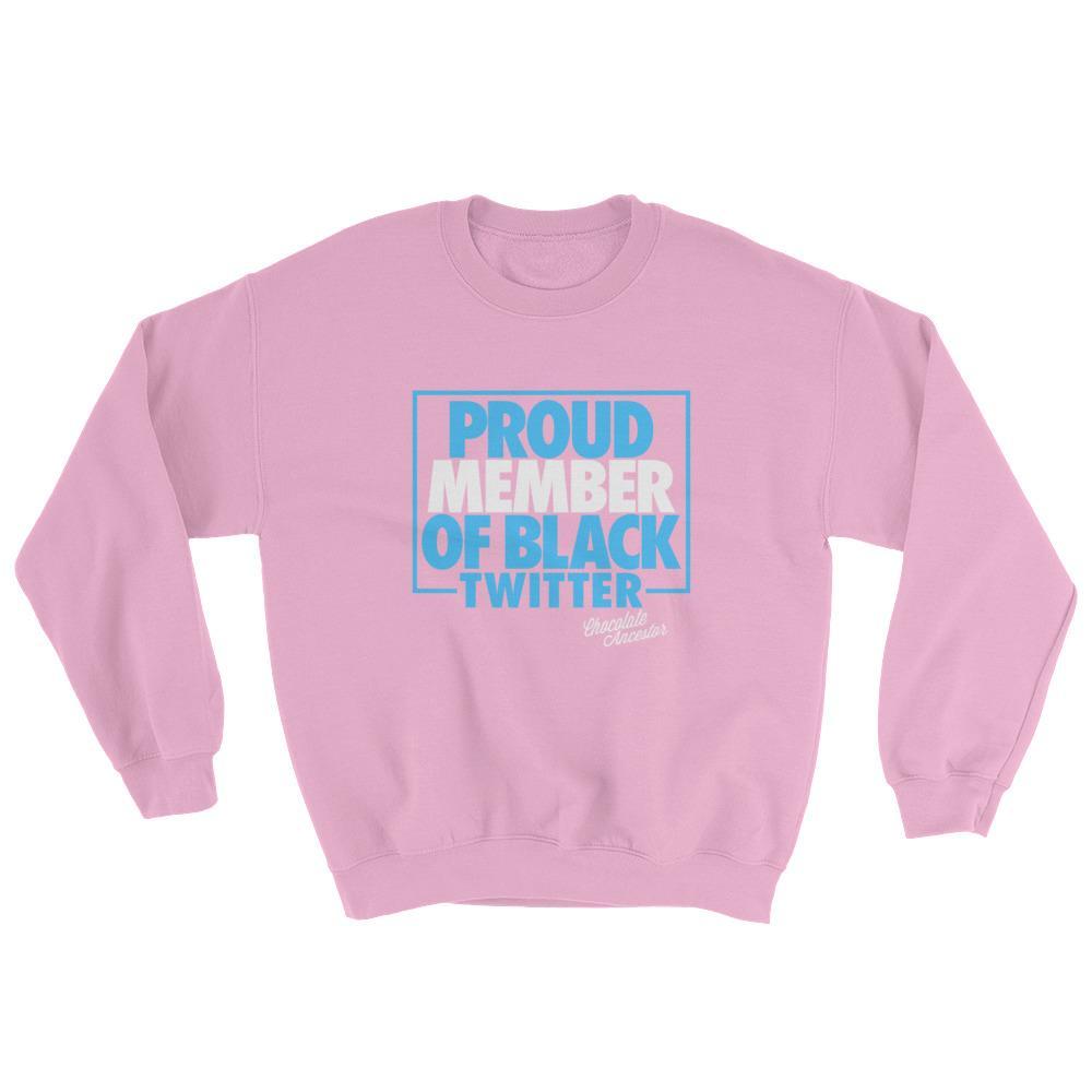 Proud Member of Black Twitter Unisex Crewneck Sweatshirt - Chocolate Ancestor