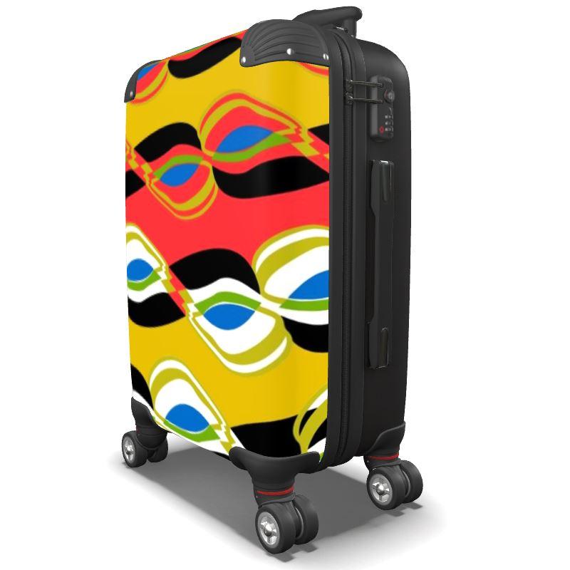 Psychedelic Vibez Bespoke Suitcase - Chocolate Ancestor