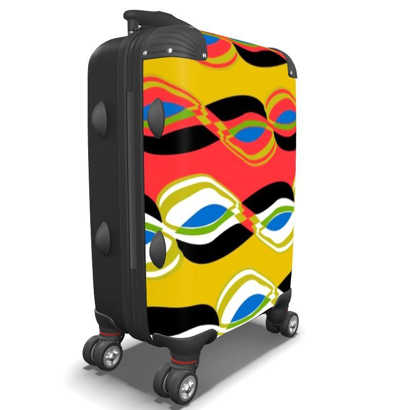 Psychedelic Vibez Bespoke Suitcase - Chocolate Ancestor