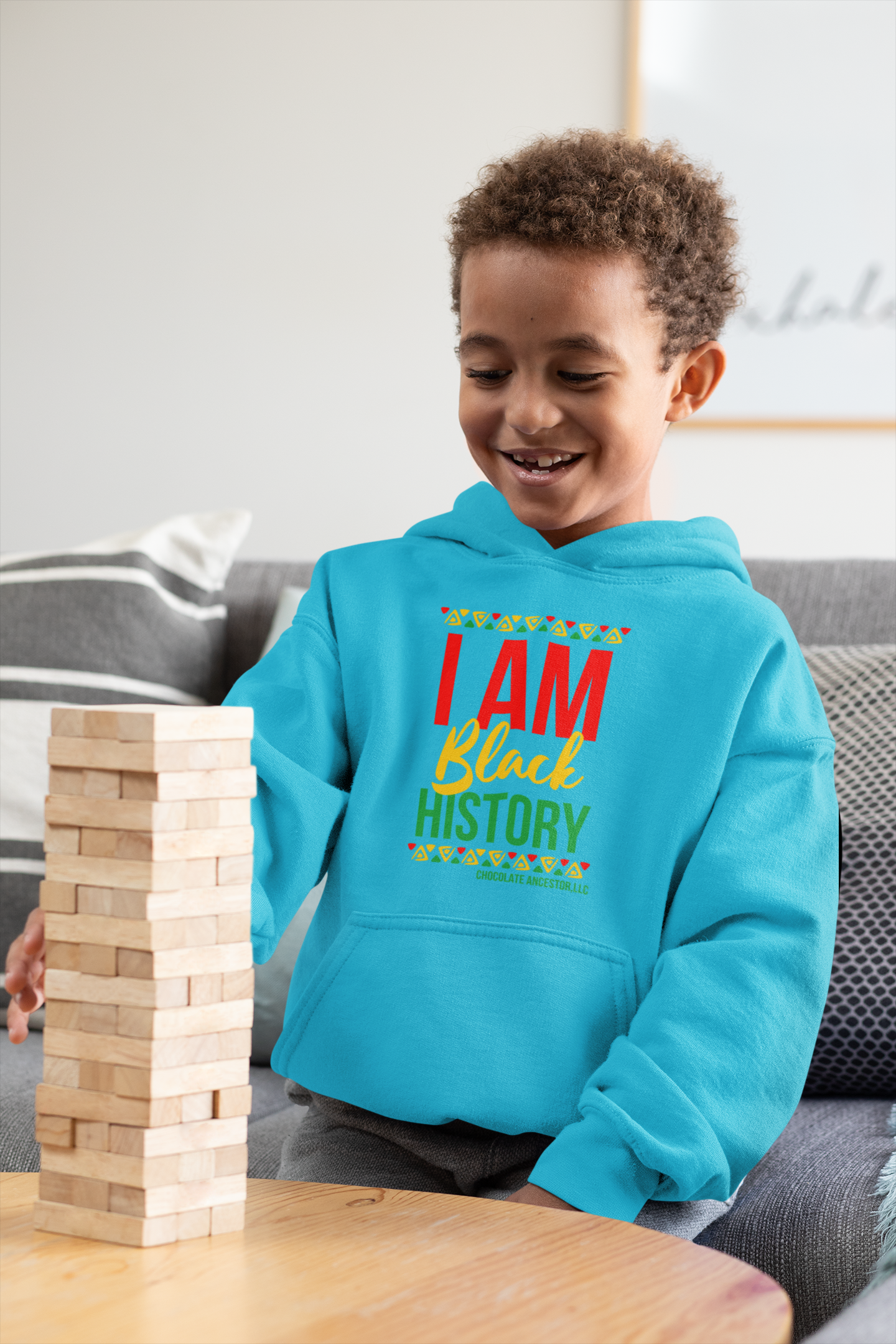 I Am Black History Kids' Hoodie