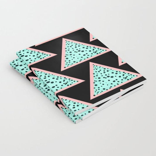 Retro Triangle Bespoke Notebook - Chocolate Ancestor