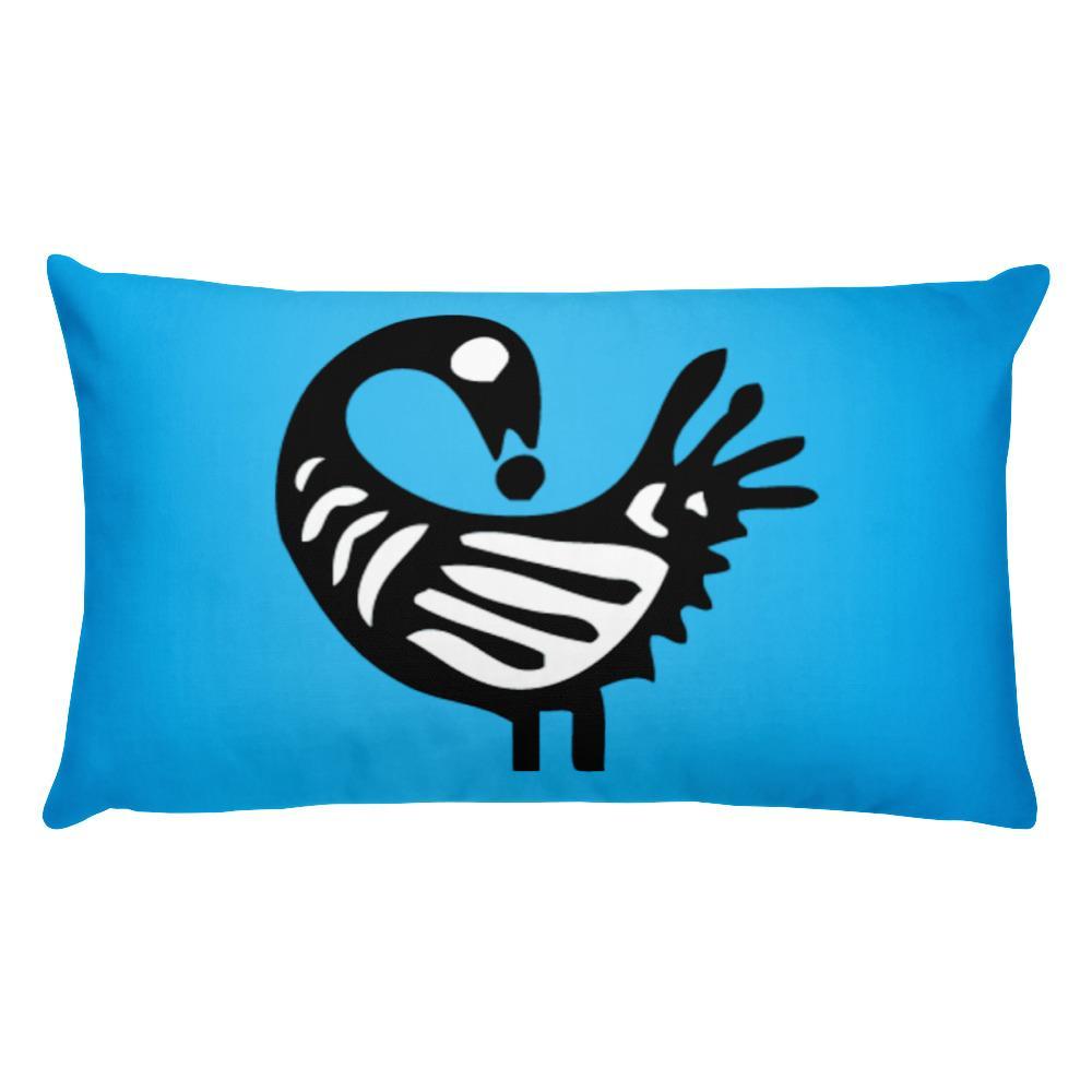 Sankofa Bird Basic Pillow - Chocolate Ancestor