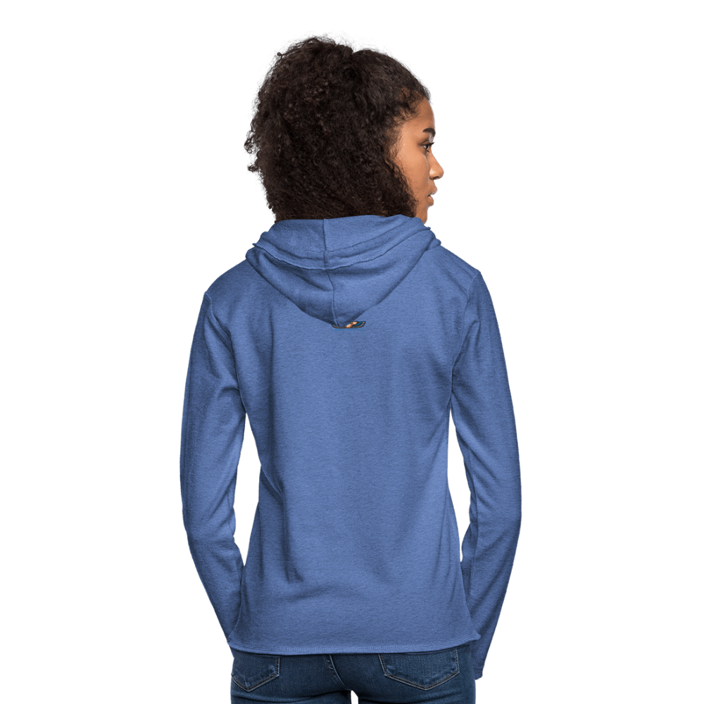 Sankofa Bird Unisex Lightweight Terry Hoodie - Chocolate Ancestor