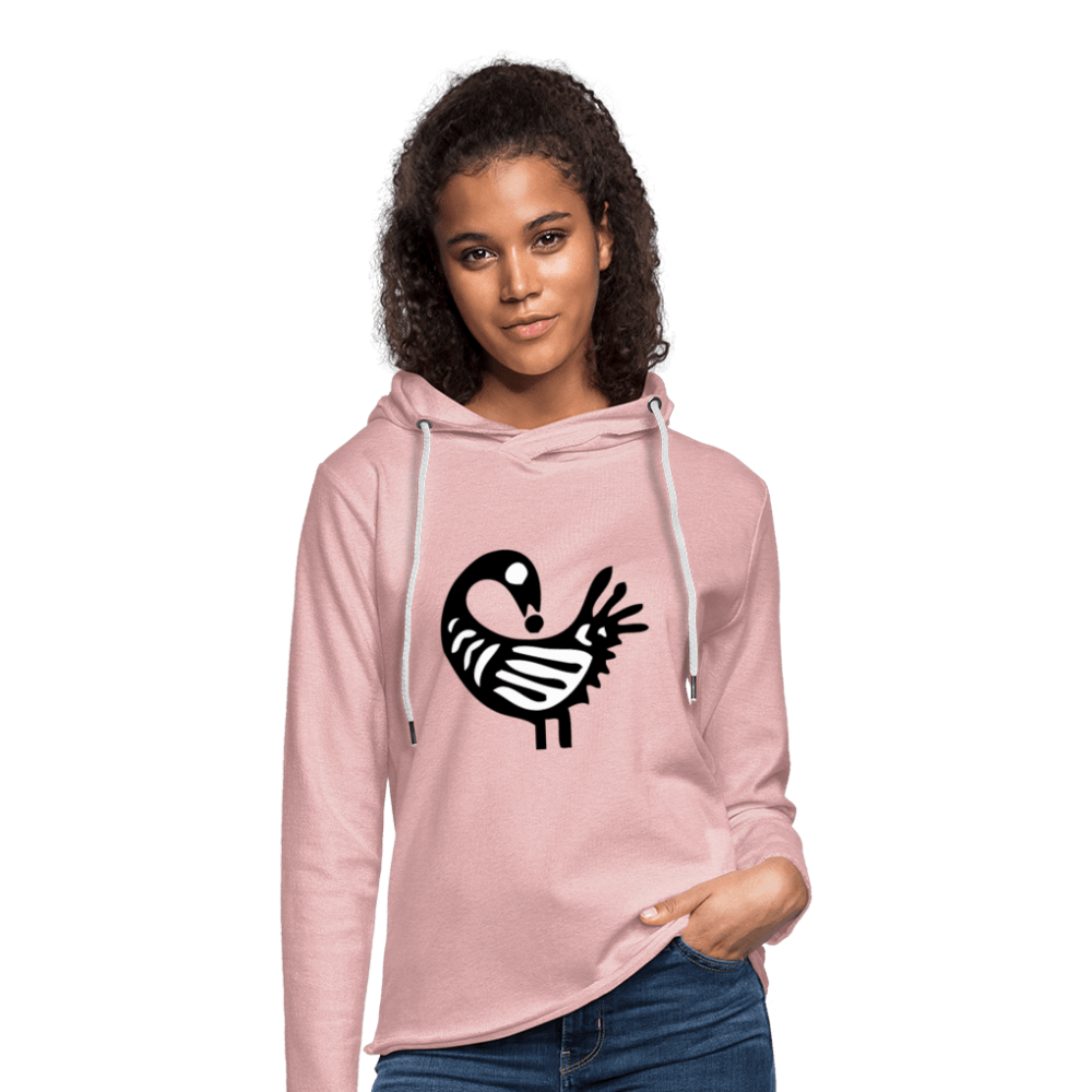 Sankofa Bird Unisex Lightweight Terry Hoodie - Chocolate Ancestor