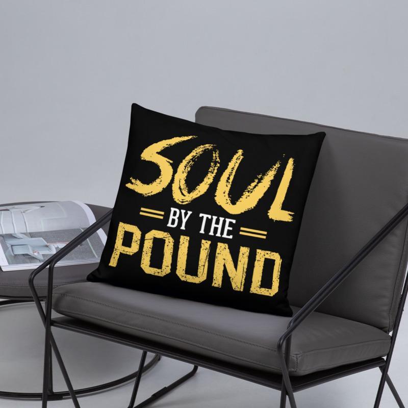 Soul by the Pound Square Pillow - Chocolate Ancestor