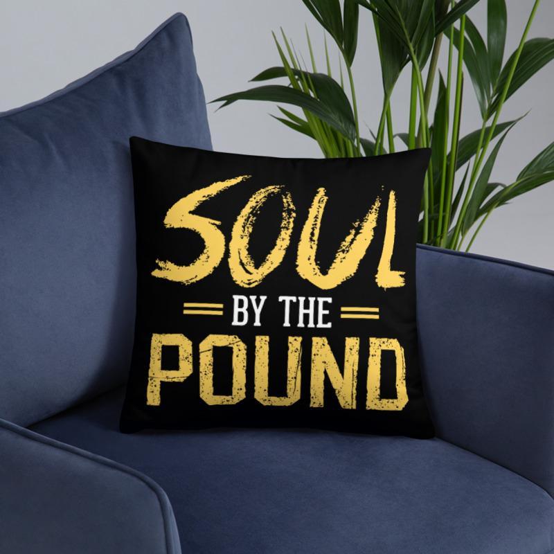 Soul by the Pound Square Pillow - Chocolate Ancestor