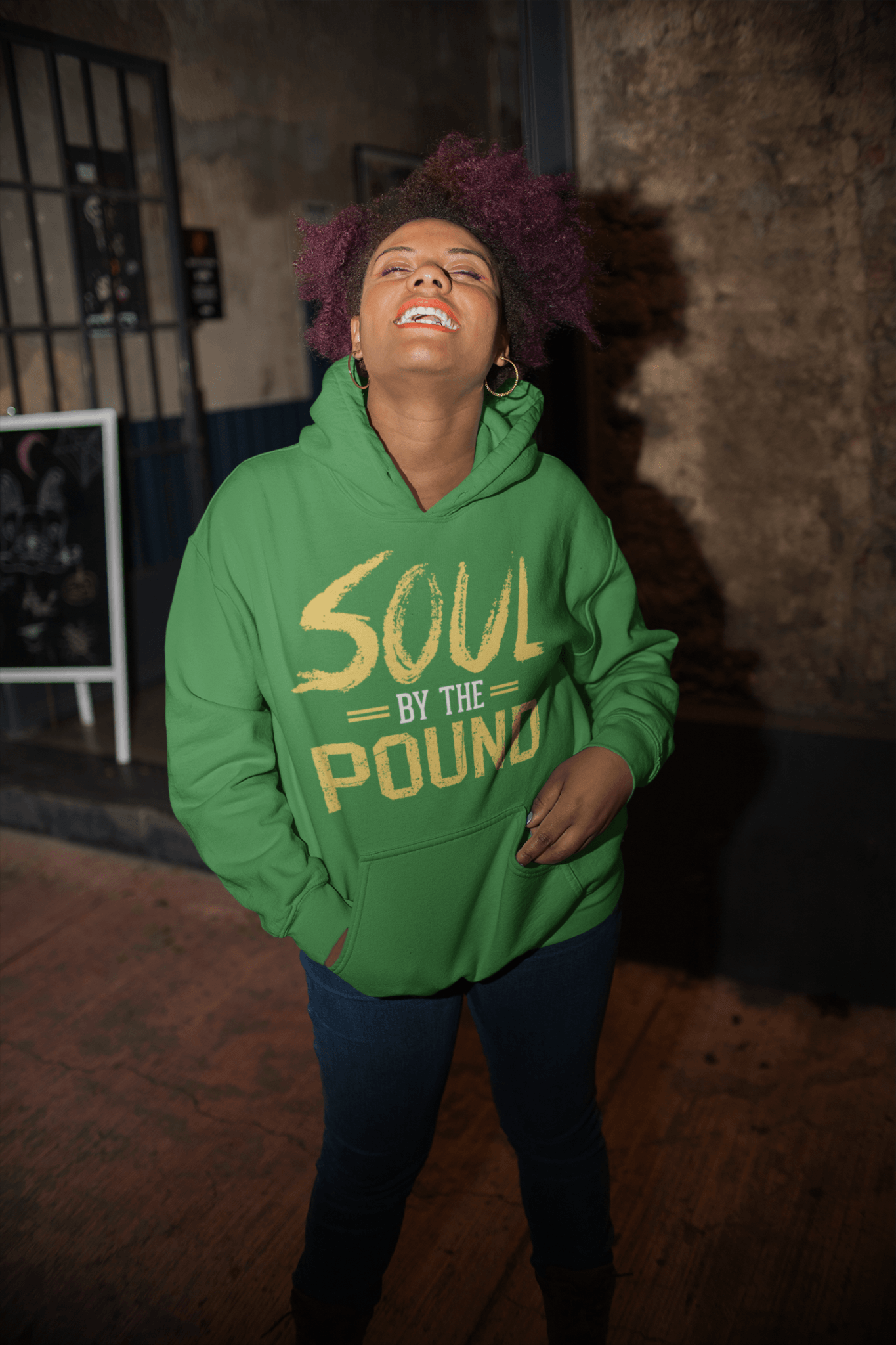 Soul by the Pound Unisex Hooded Sweatshirt - Chocolate Ancestor