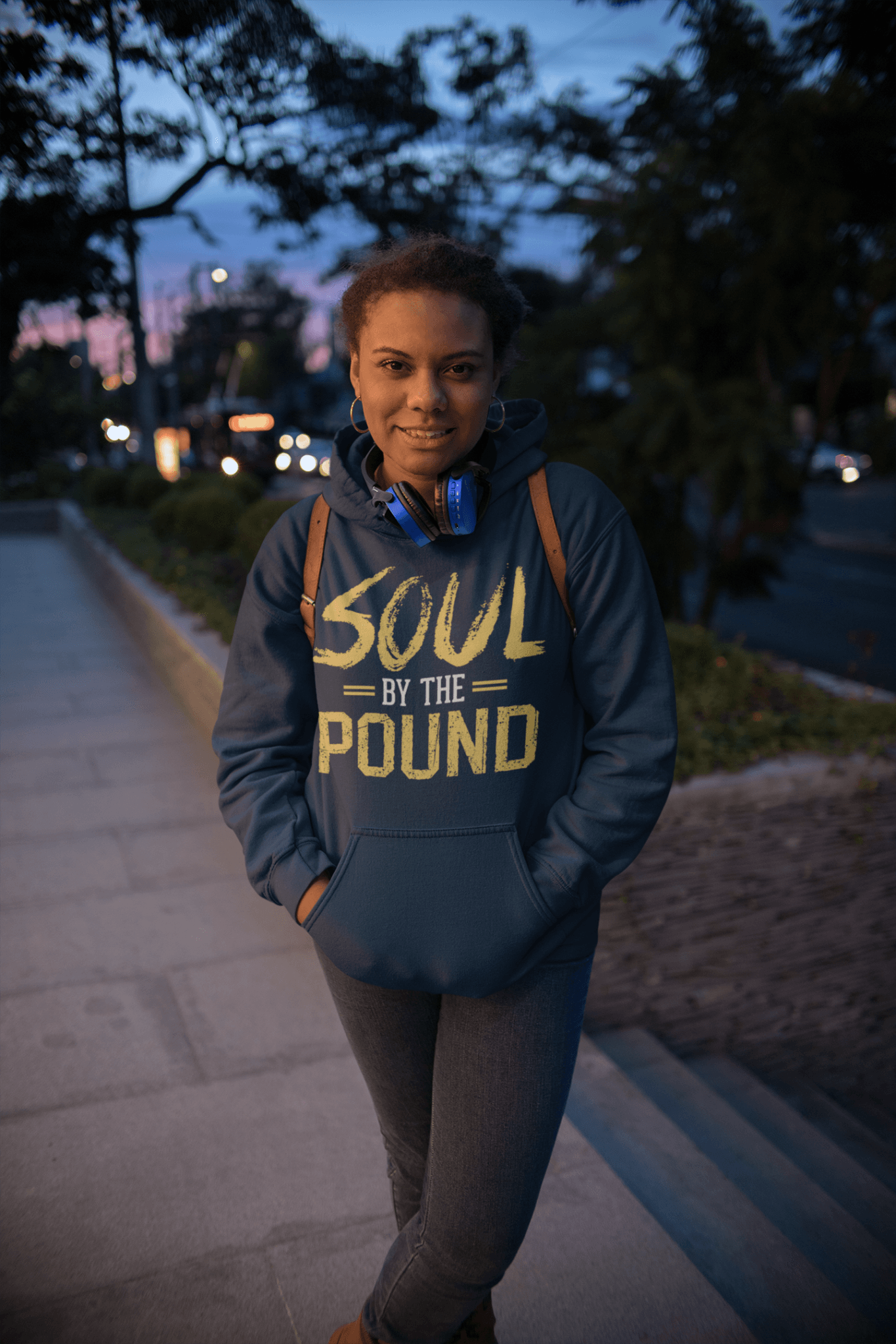 Soul by the Pound Unisex Hooded Sweatshirt - Chocolate Ancestor