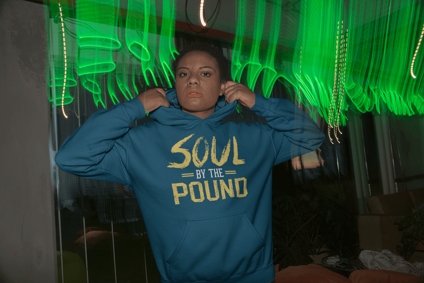 Soul by the Pound Unisex Hooded Sweatshirt - Chocolate Ancestor